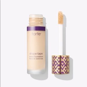Tarte shape tape matte foundation in fair sand